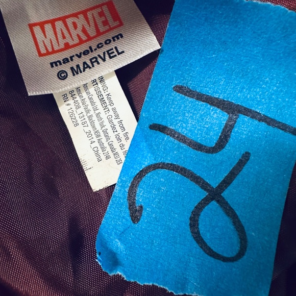 MARVEL Coat Full Length Body DEADPOOL Adultsz MEDIUM - Picture 11 of 12